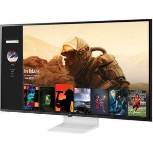 LG 43SQ700S-W 43.0" (109.2 cm) Class Webcam 4K UHD Smart LCD Monitor - 16:9 - 42.5" (108 cm) Viewable - In-plane Switching