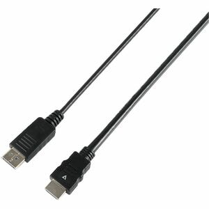 Cavo A/V V7 V7DP14HDMI21-2M-BLK - 2,01 m DisplayPort/HDMI - Cable for Dispositivo audio/video, Computer, Monitor, Proietto