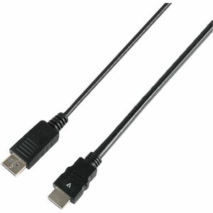 V7 V7DP14HDMI21-1M-BLK 1.01 m DisplayPort/HDMI Cabo A/V - Cable for Dispositivo áudio/vídeo, Computador, Monitor, Projetor