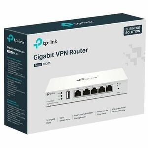 TP-Link Festa FR205 Router - 5 Anschlüsse - 2 RJ-45 Port(s) - 3 WAN Port(s) - Steckplätze256 MB - Gigabit-Ethernet - IEEE 