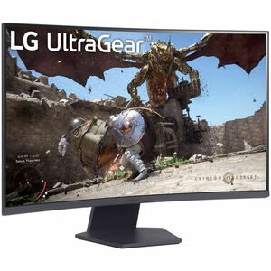 Monitor LED para juegos LG UltraGear 32GS60QC-B 32" Class QHD Pantalla curva - 16:9 - Negro - 80cm (31.5") Viewable - Vert