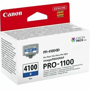 Canon PFI-4100B Original Inkjet Ink Cartridge - Blue Pack - 80 mL