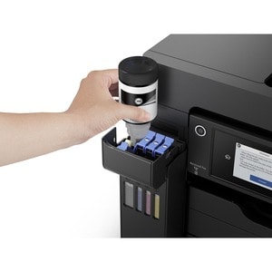 Impresora de inyección de tinta multifunción Epson L15150 Inalámbrico EcoTank - Color - Negro - Copiadora/Fax/Impresora/Es