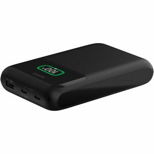 Belkin 65W 3-port USB Power Bank w/ Digital Display - 20K mAh - 2xUSB-C, 1xUSB-A - Portable Charger - w/ USB-C to USB-C Ca