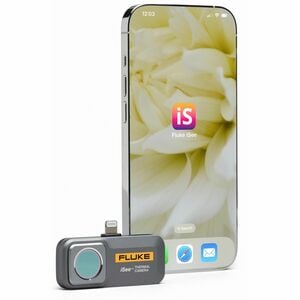 FLUKE-TC01B 25HZ,THERMAL CAMERA, FU4, 256X192, 25HZ, FOR IOS - 1.3" Width x 0.4" Height x 2.4" Length - Aluminum