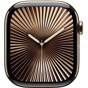 Apple Watch Series 10 Smart Watch - 46 mm Case Height - 39 mm Case Width - Doré Case Color - Doré Band Color - Fonction ph