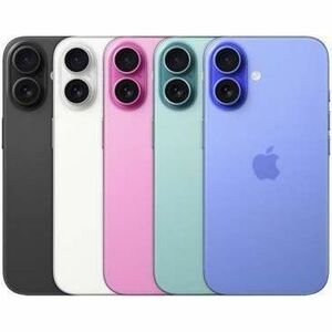 Apple iPhone 16 A3288 512 GB 智能电话 - 15.5 cm (6.1") OLED 2556 x 1179 - 六核（6 核） - 8 GB RAM - 5G - 黑 - 条 - Apple A18 (3 nm) S