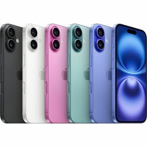 Apple iPhone 16 Plus A3291 256 GB 智能电话 - 17 cm (6.7") OLED 2796 x 1290 - 六核（6 核） - 8 GB RAM - 5G - 黑 - 条 - Apple A18 (3 nm