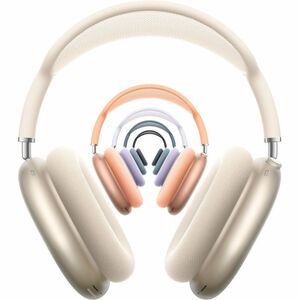 Apple AirPods Max 无线 挂耳式, 头戴式 立体声 耳机 - 橙 - Siri - 双声道 - 头戴护耳式 - 蓝牙