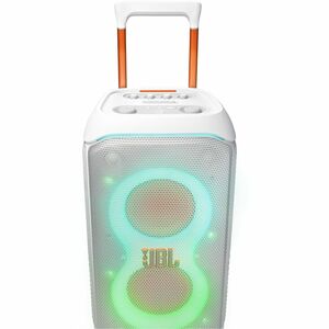 JBL Portable Bluetooth Speaker System - 240 W RMS - White - 40 Hz to 20 kHz - Battery Rechargeable - USB - 1 Pack