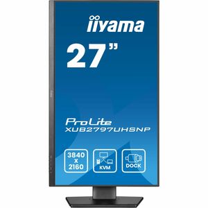 iiyama ProLite XUB2797UHSNP-B1 27 Zoll Klasse 4K UHD LED-Monitor - 16:9 Format - Mattschwarz - 68,6 cm (27 Zoll) Viewable 