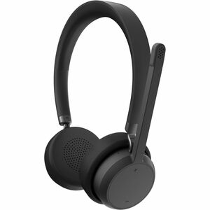 Lenovo Wireless On-ear, Over-the-head Stereo Headset - Black - Binaural - Circumaural - 3000 cm - Bluetooth - 32 Ohm - 20 