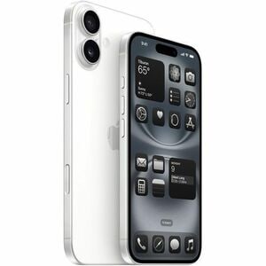 Apple iPhone 16 128 GB Smartphone - 15.5 cm (6.1") OLED 2556 x 1179 - A18Hexa-core (6 Core) - iOS 18 - 5G - White - Bar - 