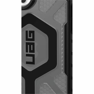 Urban Armor Gear Pathfinder Clear Case for Apple iPhone 16 Pro Smartphone - Hex Pattern - Black, Ash - Shock Absorbing, Dr