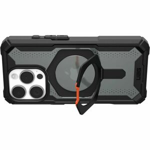 Urban Armor Gear Plasma XTE Rugged Case for Apple iPhone 16 Pro Smartphone - Black/Orange - Drop Resistant, Scratch Resist