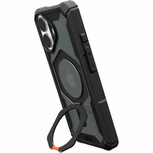 Urban Armor Gear Plasma XTE Rugged Case for Apple iPhone 16 Smartphone - Black/Orange - Drop Resistant, Scratch Resistant,