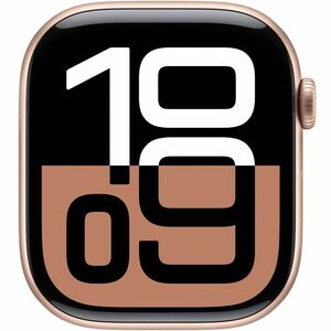 Apple Watch Series 10 Smartwatch - 46 mm Case Height - 39 mm Case Width - Rose Gold Case Color - Pflaume Band Color - Alum