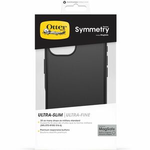 SYMMETRY MAGSAFE IPHONE 16 BLACK - Black-Retail Packaging_7.75 x 4.25 x 0.70 in | 19.68 x 10.79 x 1.78 cm