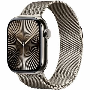 Apple Einstellbar Smartwatch-Band - 1 - Einheitsgröße - Loop Aufsatz - Natürlich - Edelstahl, Geflecht
