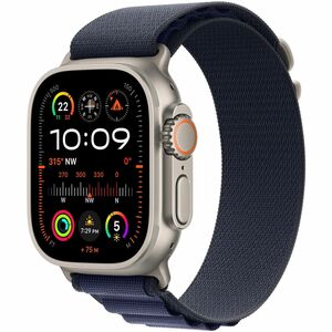 Apple Robust Einstellbar Smartwatch-Band - 1 - Alpine Design - Medium (M) - Haken & Öse Aufsatz - Marineblau - Titan, Poly