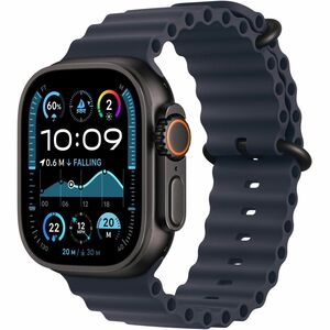 Apple Einstellbar Smartwatch-Band - 1 - Einheitsgröße - Schnalle Aufsatz - Marineblau - Titan, Fluorelastomer