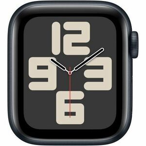 Apple Watch SE Smartwatch - 40 mm Case Height - 34 mm Case Width - Mitternacht Case Color - Mitternacht Band Color - Alumi