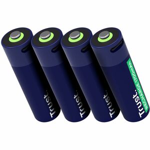 Trust Batterie - 4Pack - für Haushalt - Aufladbarer Akku - AA - 1700 mAh Shelf Life
