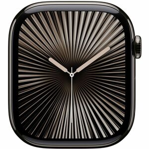Apple Watch Series 10 Smart Watch - 42 mm Case Height - 36 mm Case Width - Slate Case Color - Slate Band Color - Titanium 