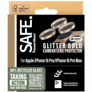 Safe Camera Lens Protector - Glitter Gold - Glass