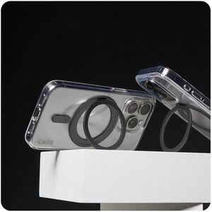 CARE Case for Apple iPhone 16 Smartphone - Transparent, Black - Drop Resistant, Yellowing Resistant, Scratch Resistant, Sh