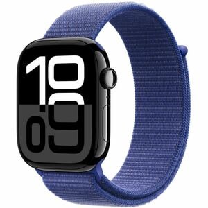 Apple Adjustable Smartwatch Band - 1 - One Size - Hook & Loop Attachment - Ultramarine - Nylon, Polyester