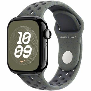 Apple Adjustable Smartwatch Band - 1 - Small (S)/Medium (M) - Pin-and-tuck Attachment - Cargo Khaki - Fluoroelastomer, Alu