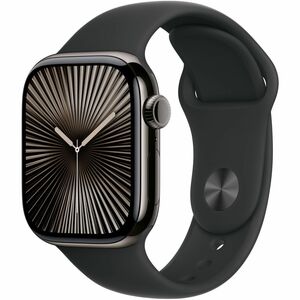 Apple Adjustable Smartwatch Band - 1 - Small (S)/Medium (M) - Pin-and-tuck Attachment - Black - Fluoroelastomer