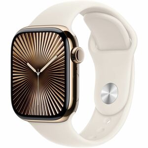 Apple Adjustable Smartwatch Band - 1 - Small (S)/Medium (M) - Pin-and-tuck Attachment - Starlight - Fluoroelastomer