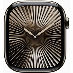 Apple Watch Series 10 Smart Watch - 46 mm Case Height - 39 mm Case Width - Natural Case Color - Natural Band Color - Titan