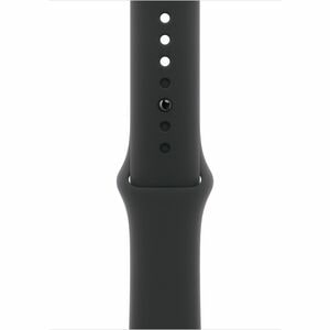 Apple Watch Series 10 Smart Watch - 46 mm Case Height - 39 mm Case Width - Jet Black Case Color - Black Band Color - Alumi