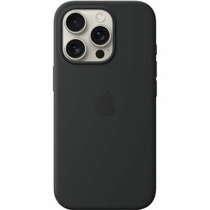 Apple Case for Apple iPhone 16 Pro Smartphone - Black - Silky, Soft-touch - Scratch Resistant, Drop Resistant - Silicone, 