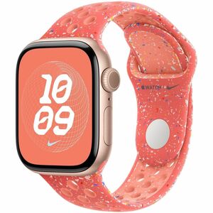 Apple Adjustable Smartwatch Band - 1 - Small (S)/Medium (M) - Pin-and-tuck Attachment - Magic Ember - Aluminium