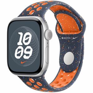 Apple Adjustable Smartwatch Band - 1 - Medium (M)/Large (L) - Pin-and-tuck Attachment - Blue Flame - Aluminium