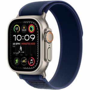 Apple Adjustable Smartwatch Band - 1 - Small (S)/Medium (M) - Trail Loop Attachment - Blue - Nylon Weave, Titanium, Polyester