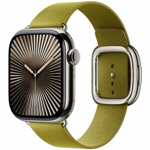 Apple Adjustable Smartwatch Band - 1 - Large (L) - Buckle Attachment - Chartreuse - FineWoven, Polyester
