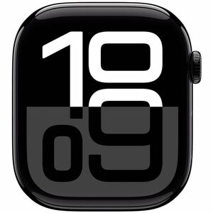 Apple Watch Series 10 Smart Watch - 46 mm Case Height - 39 mm Case Width - Jet Black Case Color - Ink Band Color - Alumini