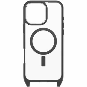 OtterBox React Carrying Case Apple iPhone 16 Pro Max Smartphone - Black Crystal (Clear/Black) - Drop Resistant - Plastic B