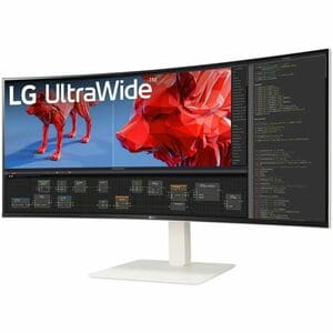 LG Ultrawide 38WR85QC-W 38" Class UWQHD Curved Screen LCD Monitor - 21:9 - 95.3 cm (37.5") Viewable - Nano In-plane Switch