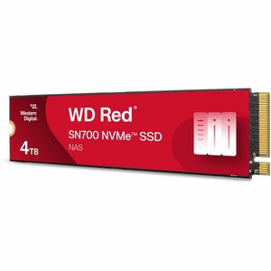 WD Red S700 WDS400T1R0C 4 TB Solid State Drive - M.2 2280 Internal - PCI Express NVMe (PCI Express NVMe 3.0 x4) - Storage 