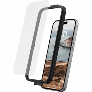 Urban Armor Gear Glass Screen Protector Shield For iPhone 16 - Clear Clear - For 6.1" OLED iPhone 16 - Fingerprint Resista