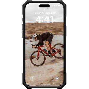 Urban Armor Gear Essential Armor iPhone 16 Pro Max Case - Black - For Apple iPhone 16 Pro Max Smartphone - Hexagonal patte