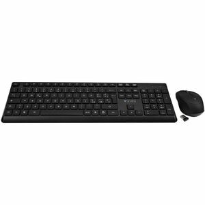 Tastiera e mouse V7 CKW350IT - Italiano - Wireless RF 2,40 GHz Tastiera - 107 Tasto - Nero - Wireless RF Mouse - Ottico - 