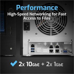 OWC 20.0TB Jupiter Mini 5-Drive Desktop Network Attached Storage (NAS) Solution - Intel Xeon D-1518 Quad-core (4 Core) 2.2