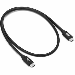 OWC 0.8M (31.5") OWC Thunderbolt 5 (USB-C) Cable Black - 80 cm Thunderbolt 5 Data Transfer Cable for USB Device, MAC, Dock